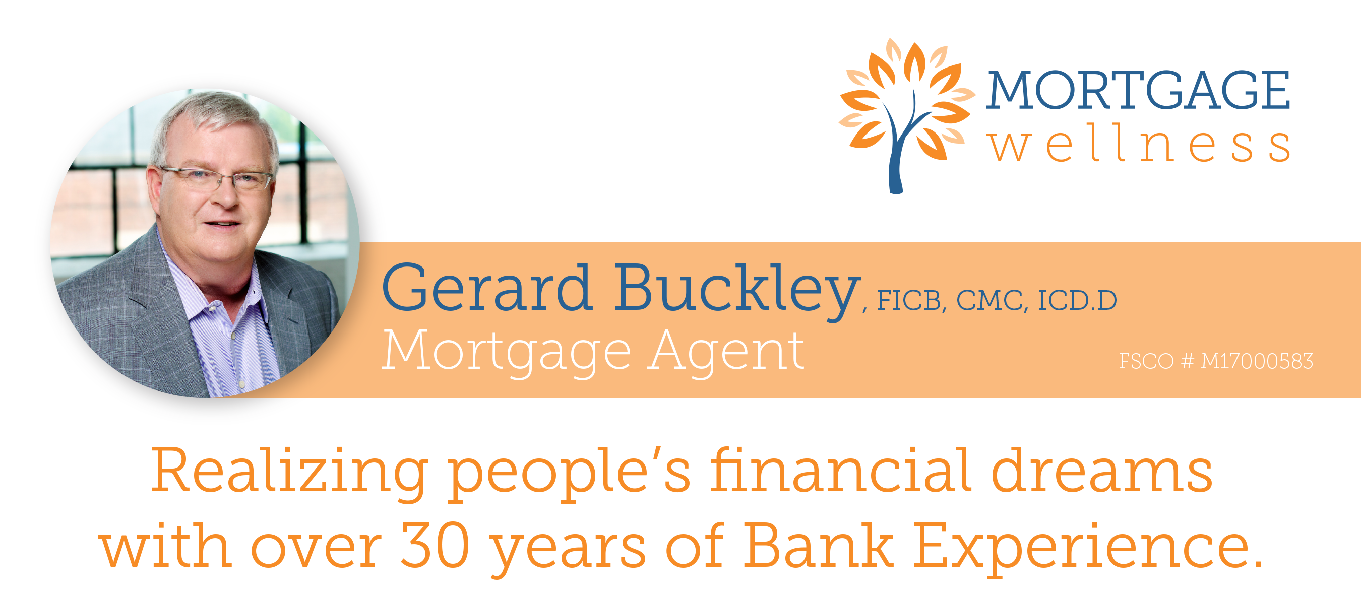 Mortgage Lender Gerard Buckely of Jaguar Mortgages for Wasaga Beach, Collingwood, & Thornbury.